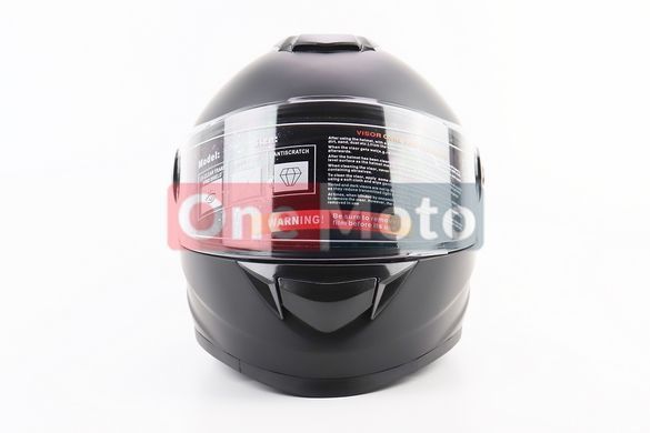 Шлем интеграл, закрытый BLD-М65 L (59-60см), ЧЁРНЫЙ матовый