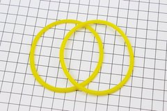 Кольцо (манжет) уплотнительное гильзы 80мм, желтое R180NM, к-кт 2шт